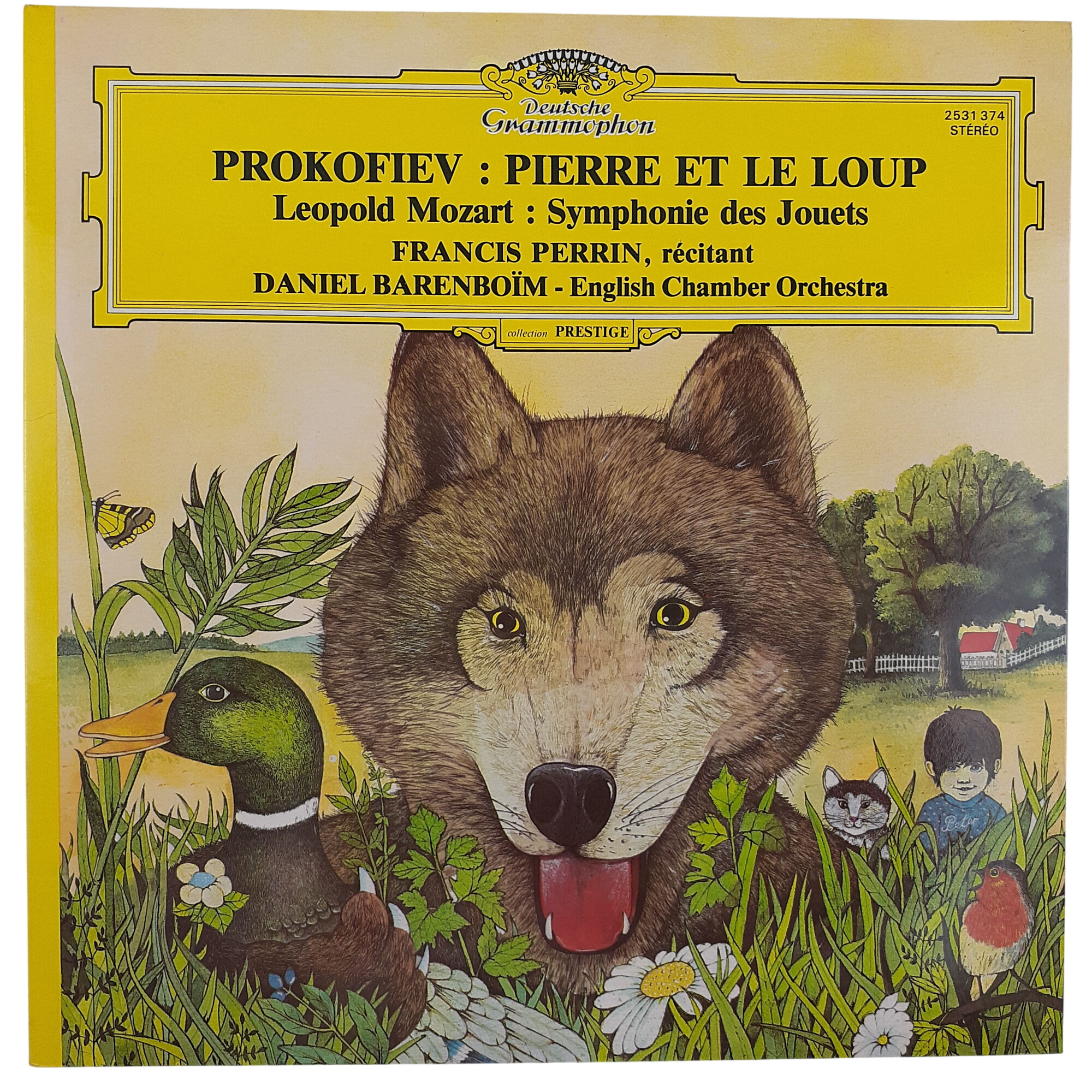 Pierre et le loup Symphonie des jouets 1981 Très bon état -  reconditionné disponible sur Label Emmaüs